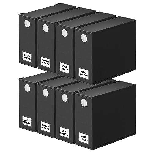 8 Pack Bed Sheet Organizers and Storage