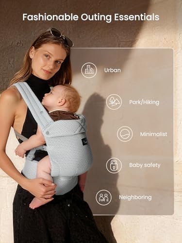 Baby Carrier Newborn to Toddler with Head Support