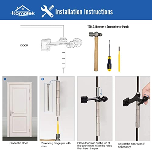 36 Pack Hinge Pin Bright Brass Door Stopper (36 Count)