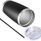 20oz Tumbler with Lid and Straw Stainless Steel Tumbler Cup Bulk Vacuum Insulated Double Wall Travel Coffee Mug Powder Coated Coffee Cup (12 Count)