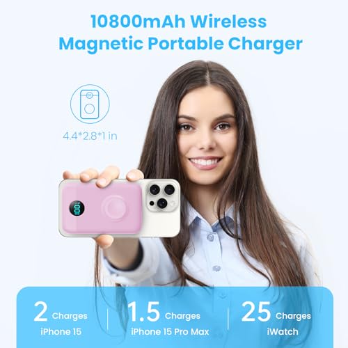 Magnetic Portable Charger 10800mAh