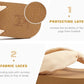 Flip Flops for Women Arch Support Summer Beach Sandals Beige Size 6