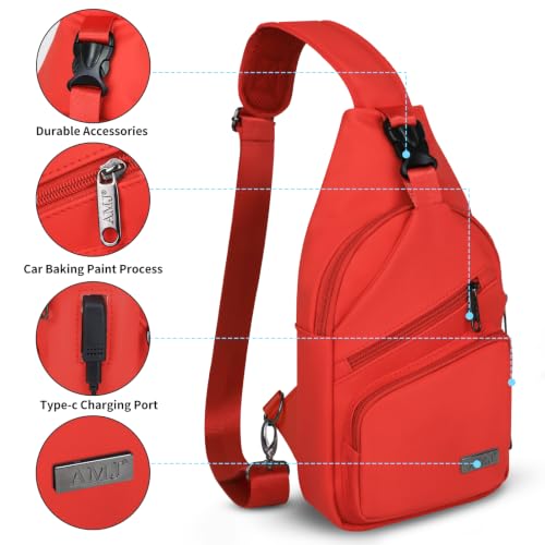 Crossbody Sling Bag Men Women