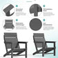 Modern Adirondack Chairs Set of 2 (2 Count)