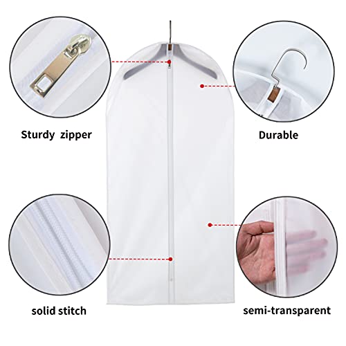 6 Pack Shirt Garment Bags (12 Count)