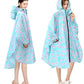 Waterproof Rain Poncho for Women Packable Hooded Raincoat with Pocket