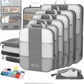 10 Set Compression Packing Cubes for Travel Essentials (10 Count)