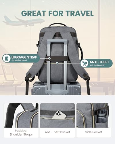 50L Travel Backpack Flight Approved Carry on Backpack