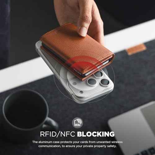 Pop up Card Wallet Minimalist Cash Wallets RFID Blocking Leather Smart Credit Card Holder with ID window for Men