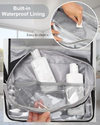 Travel Hanging Toiletry Bag for Men Women Travel Kit Shaving Bag