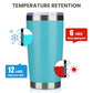 20oz Tumbler 8 Pack Double Wall Vacuum Insulated Travel Mug Bulk (8 Count)