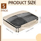 5 Pcs Packing Cubes for Suitcase Large Travel Cubes Carry on Luggage Organizer Bags for Clothes Accessories (5 Count)