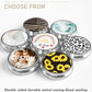 Pill Box 3 Compartment Portable Travel Medicine Box with Mirror