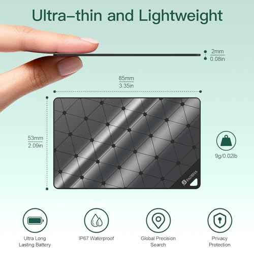2026 Apple MFi Certified Wallet Tracker Smart Card for Find My