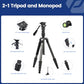 59" Carbon Fiber Travel Tripod