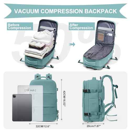 Vacuum Backpack Travel with Pump
