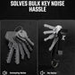 Key Organizer for Men Compact Key Holder Minimalist Key Case Metal Key Chain Key Holder for Keychain Secures 2