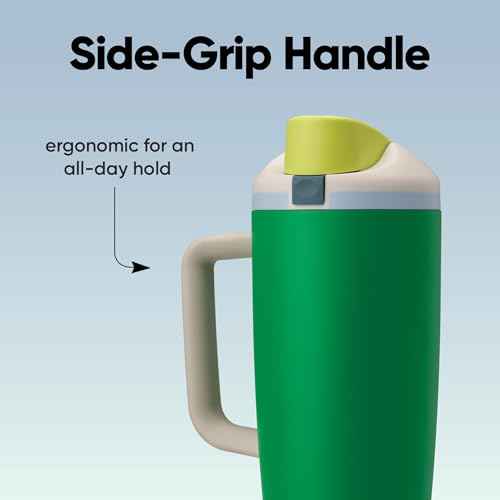 FreeSip Tumbler Stainless Steel Water Bottle 40 oz Putting Green