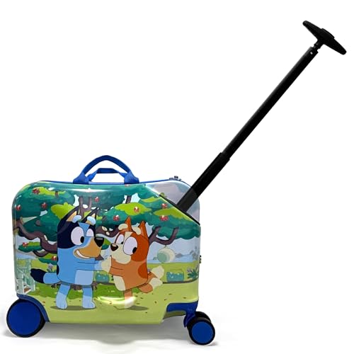 18" Bluey Kids Ride On Luggage