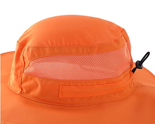 Women's UPF 50+ Safari Sun Hat Breathable UV Protection Fishing Hat