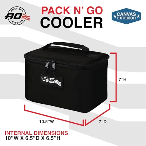 Pack N' Go Canvas Lunchbox Soft Cooler with High
