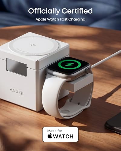 3-in-1 Cube MagSafe Compatible Qi2 15W Foldable Charging Station