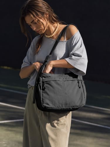 20L Crossbody Tote Bag Large Capacity Lightweight Hobo Shoulder Sling Bags for Gym Shopping Beach Travel