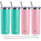 20 oz Stainless Steel Skinny Tumbler (4 Count)