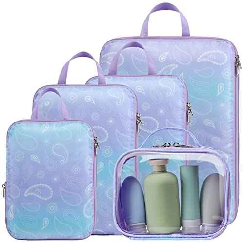 Compression Packing Cubes for Travel (5 Count)