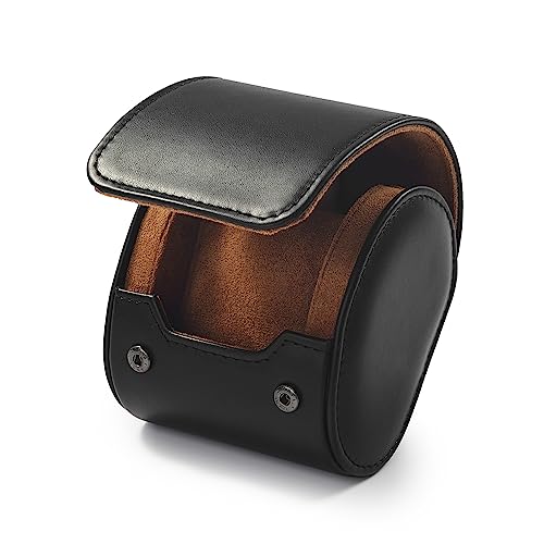 Single Watch Roll Travel Case Black