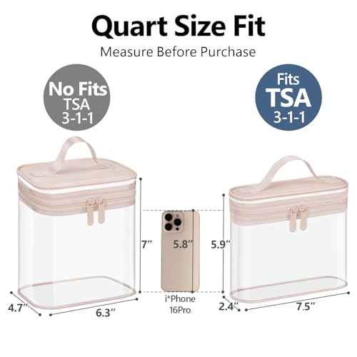 Clear Makeup Bag for Travel