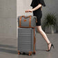 Suitcase Set 3 Piece Luggage Set Expandable with Spinner Wheels (6 Count)