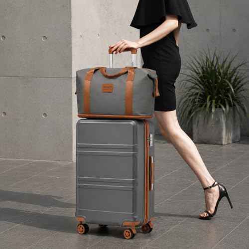 Suitcase Set 3 Piece Luggage Set Expandable with Spinner Wheels (6 Count)