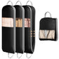 3 Pack 54" Garment Bags for Hanging Clothes (3 Count)