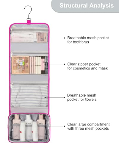 HangingTravel Toiletry Bag for Women