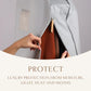 Luxury Organic Cotton Garment Bag for Hanging Clothes Long 58"