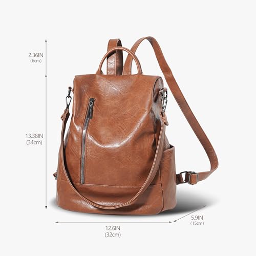 Women Backpack Purse PU Leather Anti