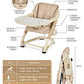 Feed Me 3-in-1 Travel High Chair Booster Seat - Milk Tea