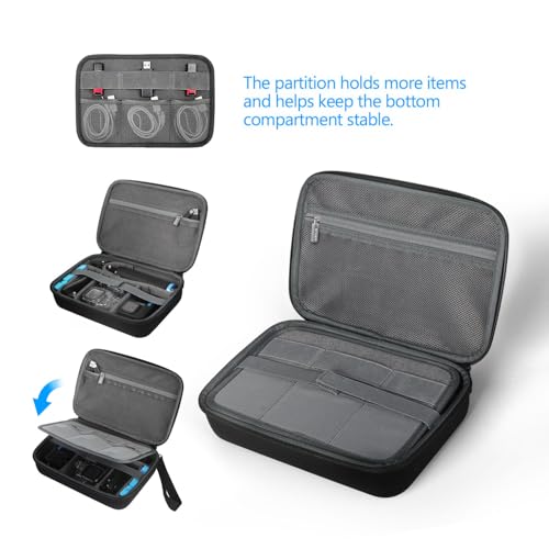PU Leather Hard Shell Carrying Case for GoPro Hero13