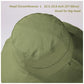Womens Sun Hats Wide Brim Reversible Bucket Cotton Hat Packable Summer Travel Cap with Hat Clip