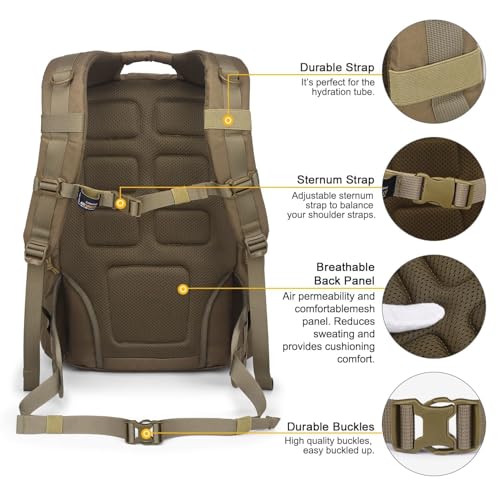 40L Tactical Backpack for Men
