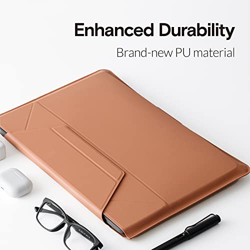 Laptop Carry Sleeve with Stand &Smart Storage for 14" Laptop for Work