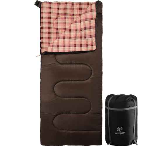 Cotton Flannel Sleeping Bag for Camping (2 Count)