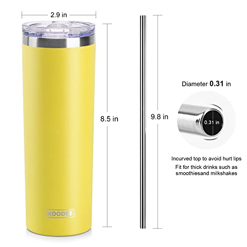 20 oz Tumbler with Lid and Straw