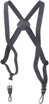 OP/TECH USA Bino/Cam Harness with Quick Release – Dual Camera Shoulder Strap – DSLR Camera Strap – Binocular Harness for Hiking – Elastic,Black - Made in USA