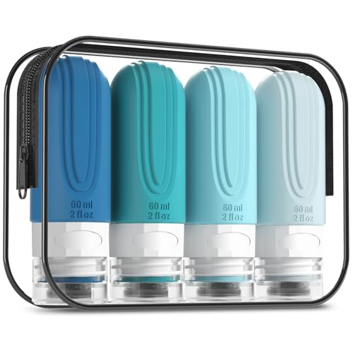 Travel Bottles for Toiletries (4 Count)