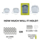 Magnetic Leak Proof 24 Can Soft Cooler with Waterproof Zipper