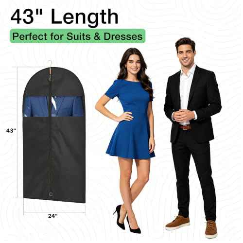 Garment Bags for Hanging Clothes (2 Count)