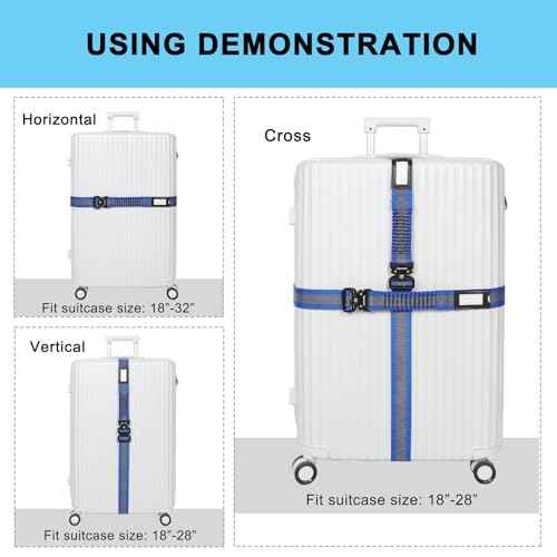 Luggage Straps for Suitcases