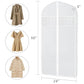 Clear Suit Coat Bag for Storage Dress Bags for Hanging Clothes 50 in